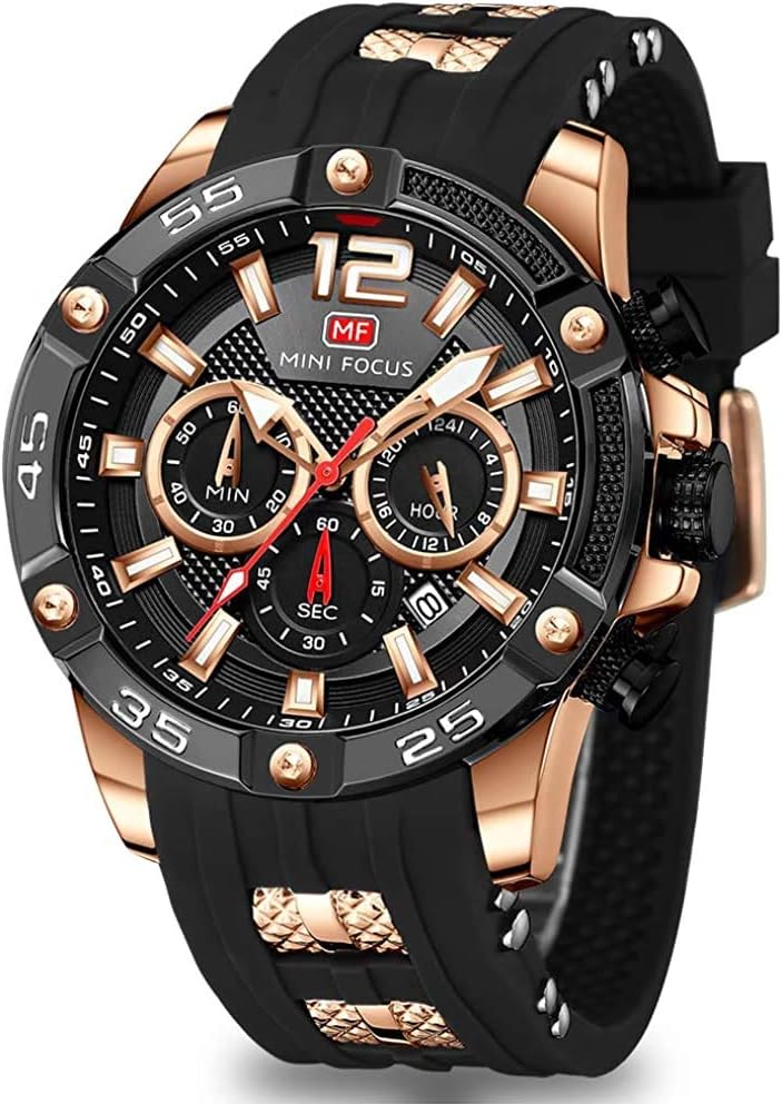 AIMES Sport Military Waterproof Chronograph Watch for Men