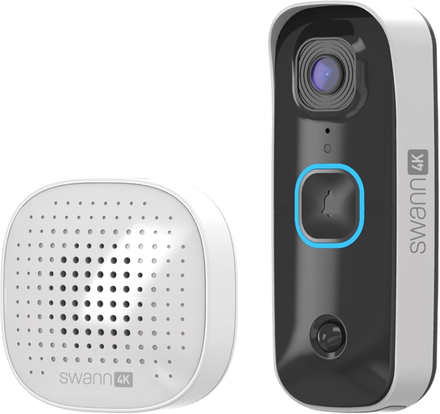 4K Wireless Video Doorbell | No Fee | Smart Analytics | Easy Install | Night Vision