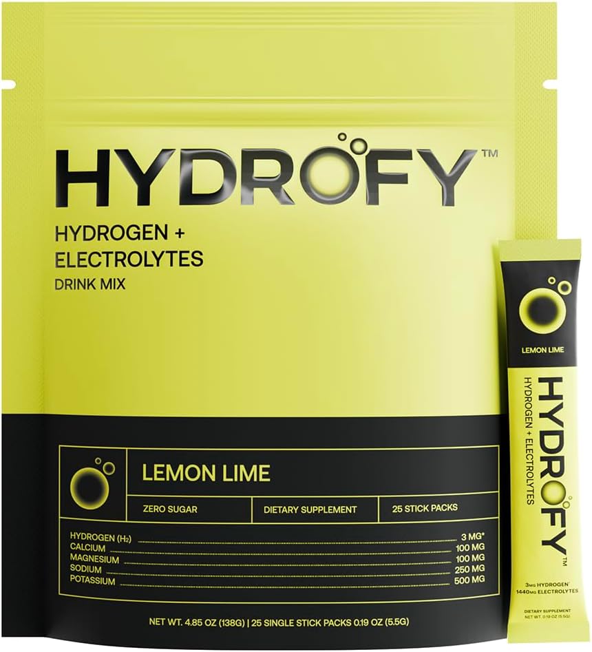 Hydrogen Water Electrolytes Drink Mix for Optimal Hydration