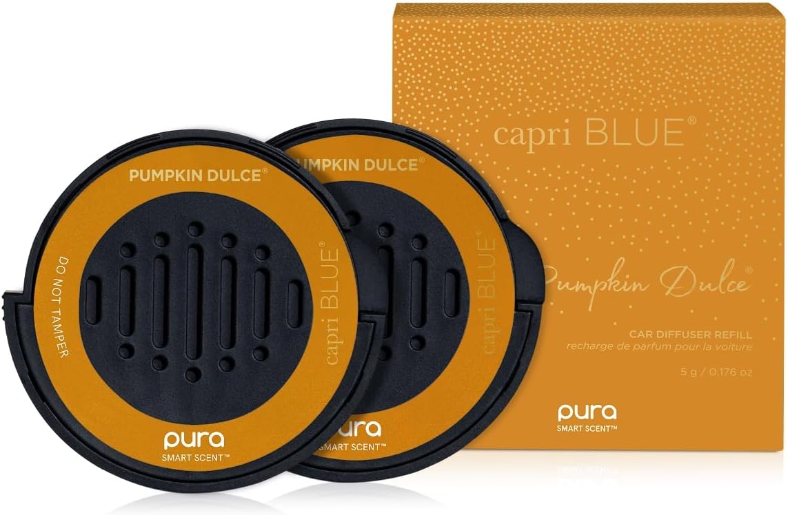 Capri Blue Pura Car Diffuser Refills - Pumpkin Dulce Scent