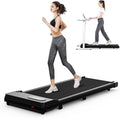 Walking Pad Treadmill 2 in 1 Under Desk - Portable 6.2MPH Compact
