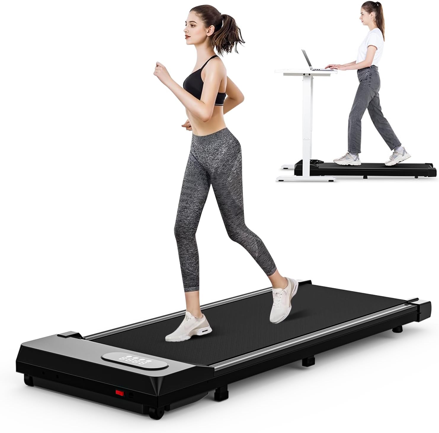 Walking Pad Treadmill 2 in 1 for Home & Office Use