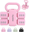 Adjustable Dumbbell Set of 2, 4 in 1 Free Weights Dumbbells Set