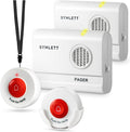 Caregiver Pager Call Button Wireless Call Bell Alert - Portable