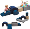 7 Pieces Climbing Toys and Blocks - Soft Foam Playset for Toddlers