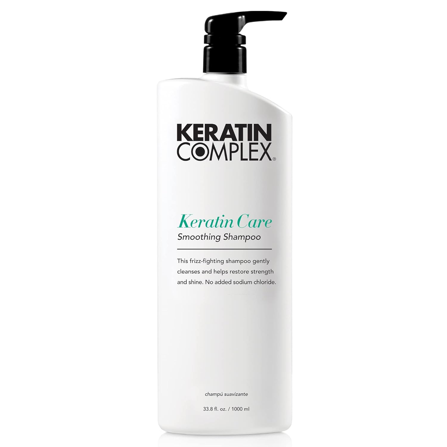 Keratin Care Smoothing Shampoo for Frizz-Free Hair - 33.8 fl oz