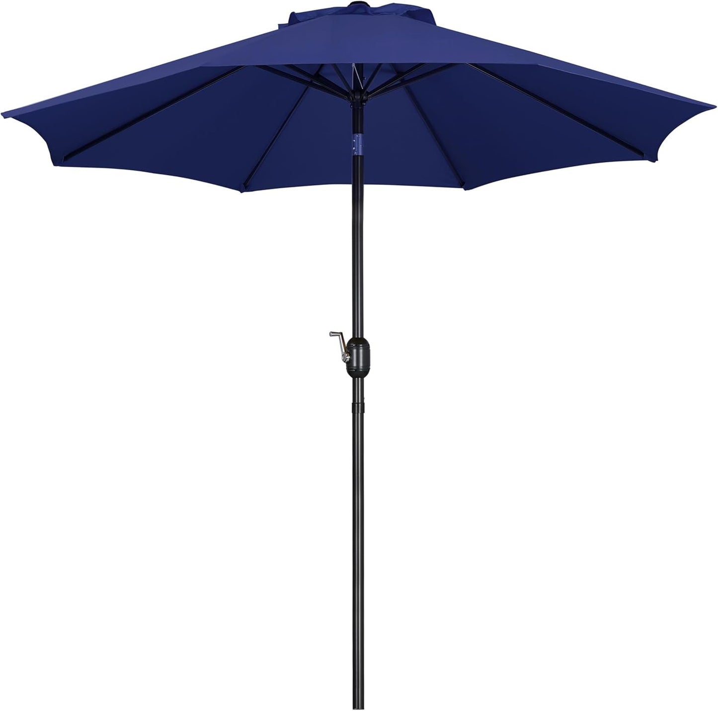 9FT Patio Umbrella with Push Button Tilt & Crank for Shade