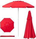 PICNIC TIME 5.5 ft Portable Beach Umbrella - Lightweight UV Shade