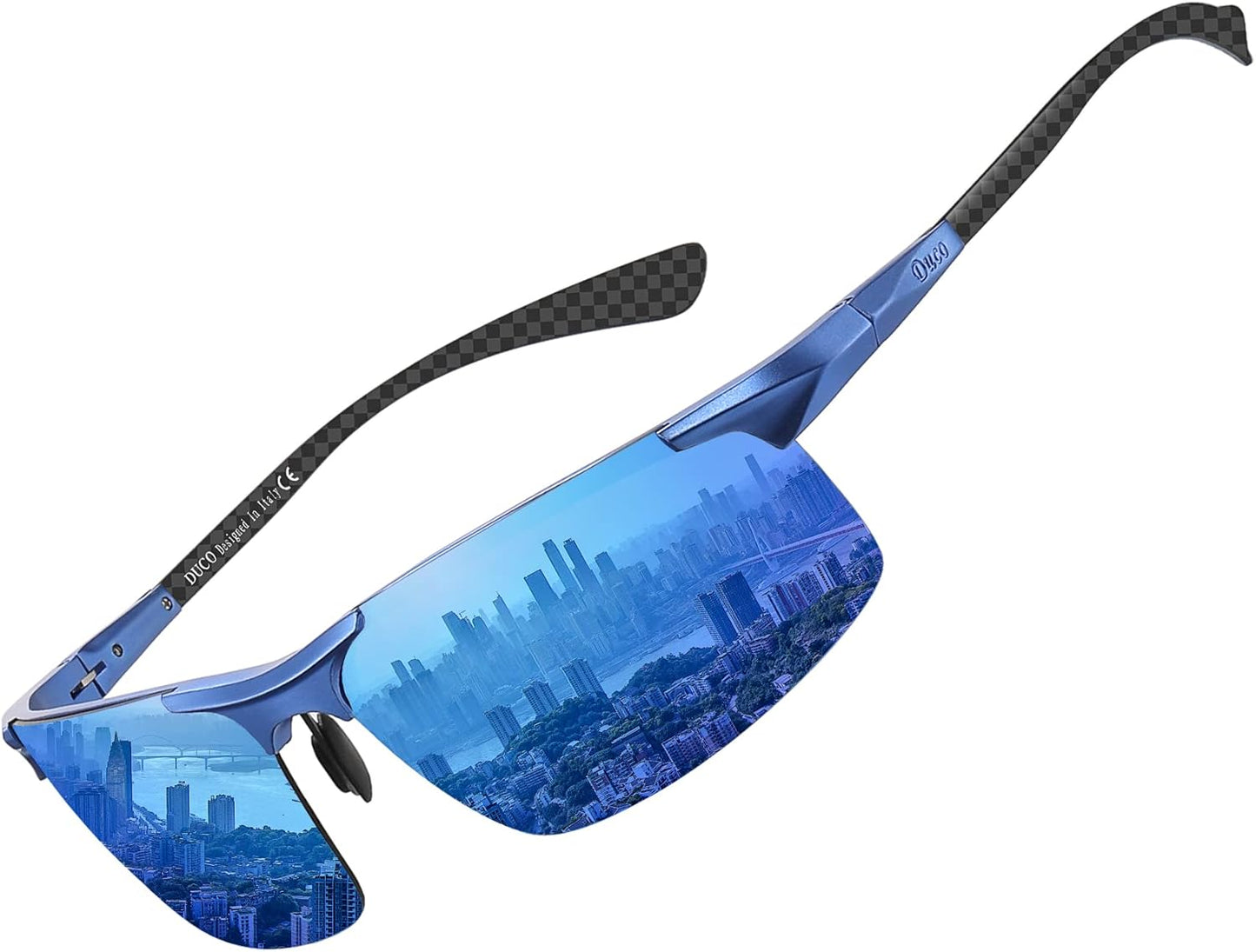 DUCO Mens Polarized Sports Sunglasses for Fishing and Driving