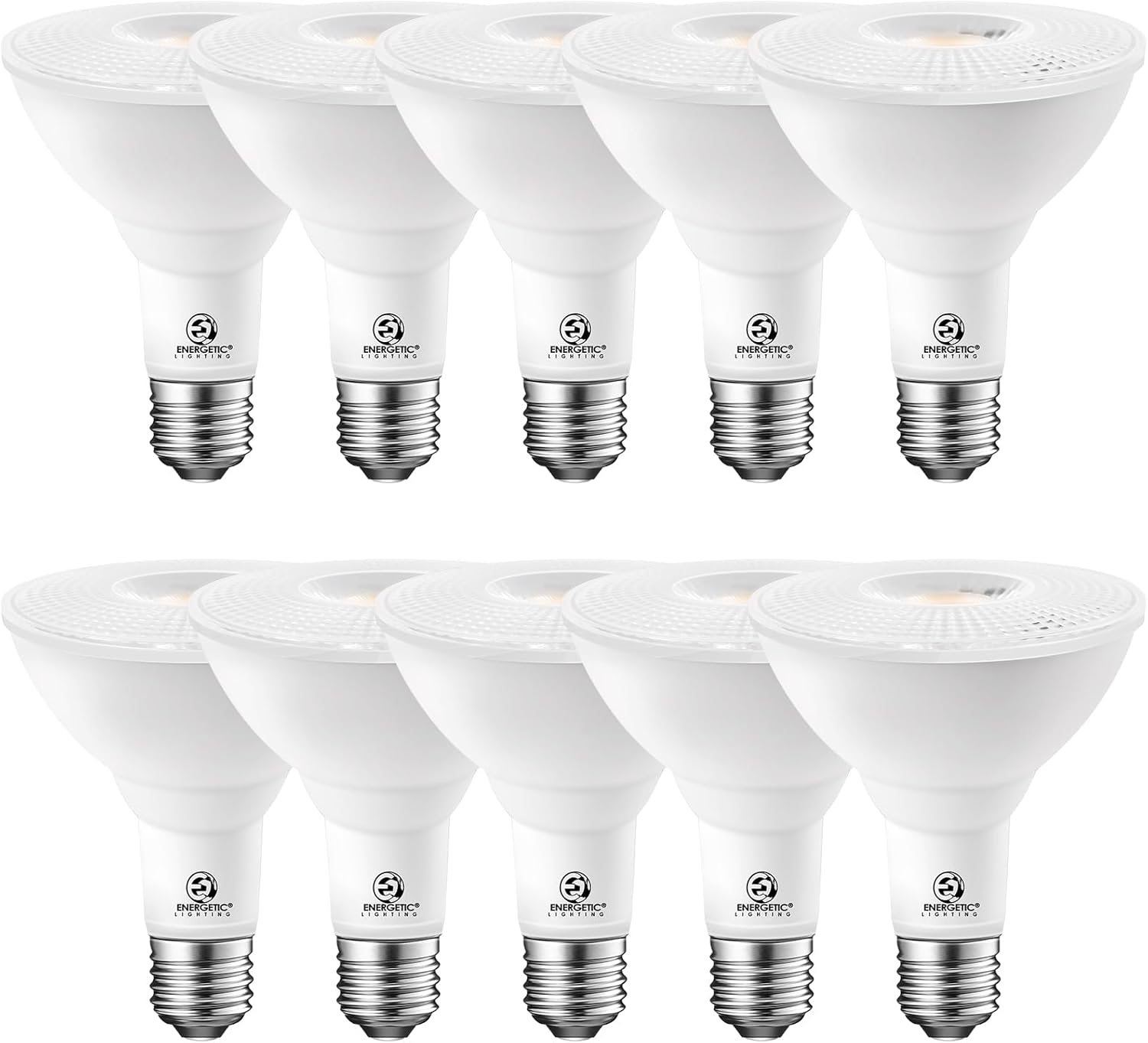 Energetic PAR30 LED Bulbs 10 Pack Dimmable 75W Equivalent