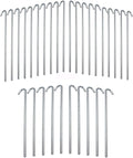 Secure Your Tent with 9 Galvanized Steel Pegs