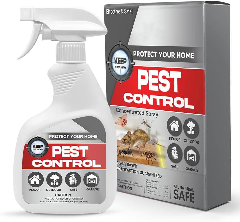 Peppermint Rodent Repellent Spray - Long-Lasting Control