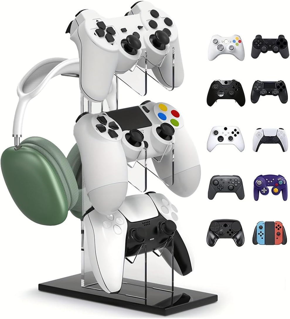 Controller Rack Unit Organize Your Gaming Setup with 3 Tier Controller Holder – GearMustHave
