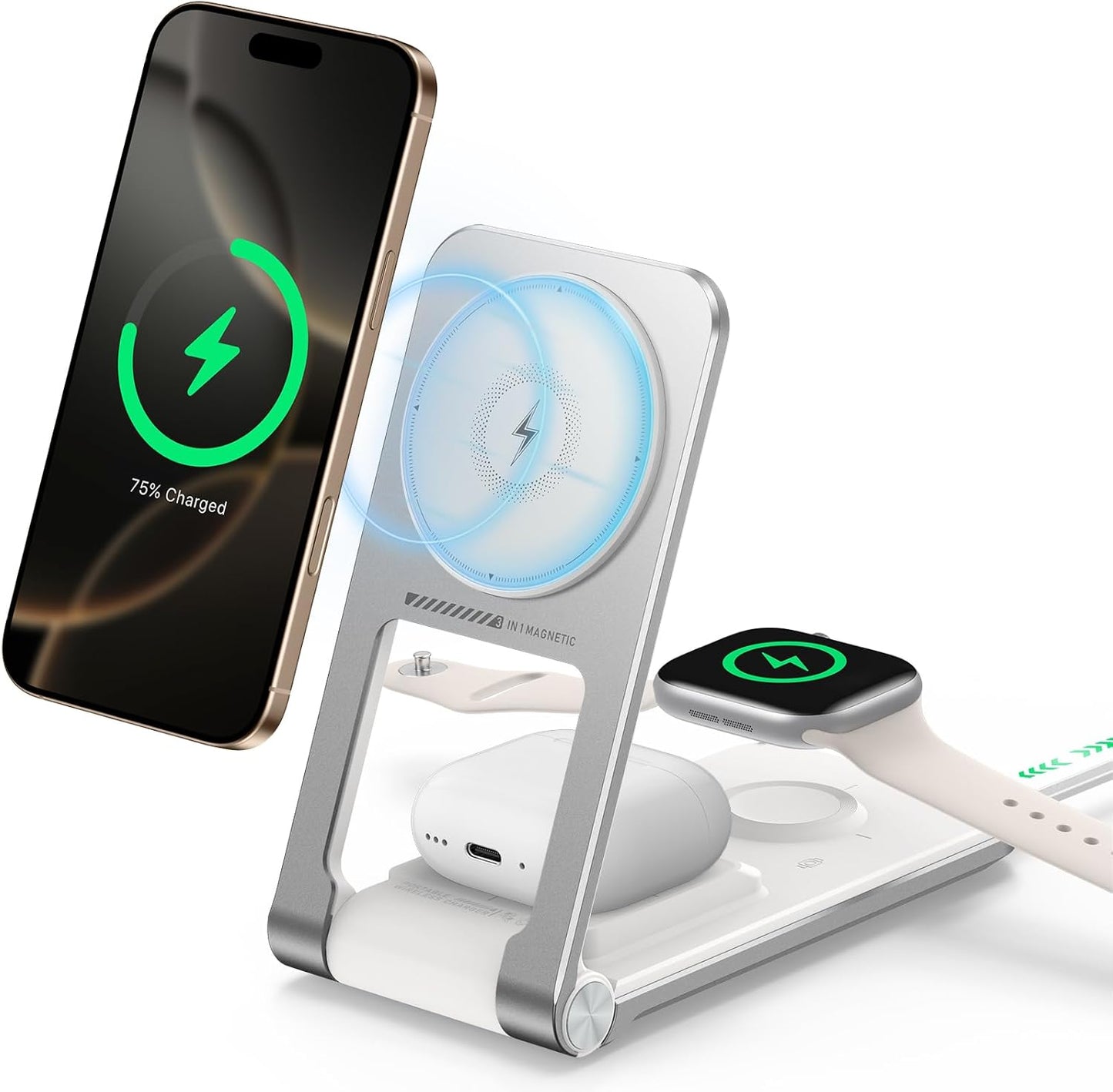 Wireless Mag-Safe Charger Stand for iPhone 17 Pro Max Users