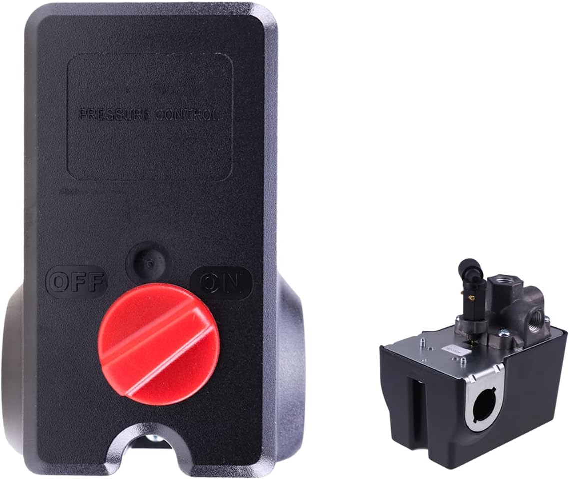 Craftsman Air Compressor Pressure Switch - 160-200 PSI, Single Pole, Holdia