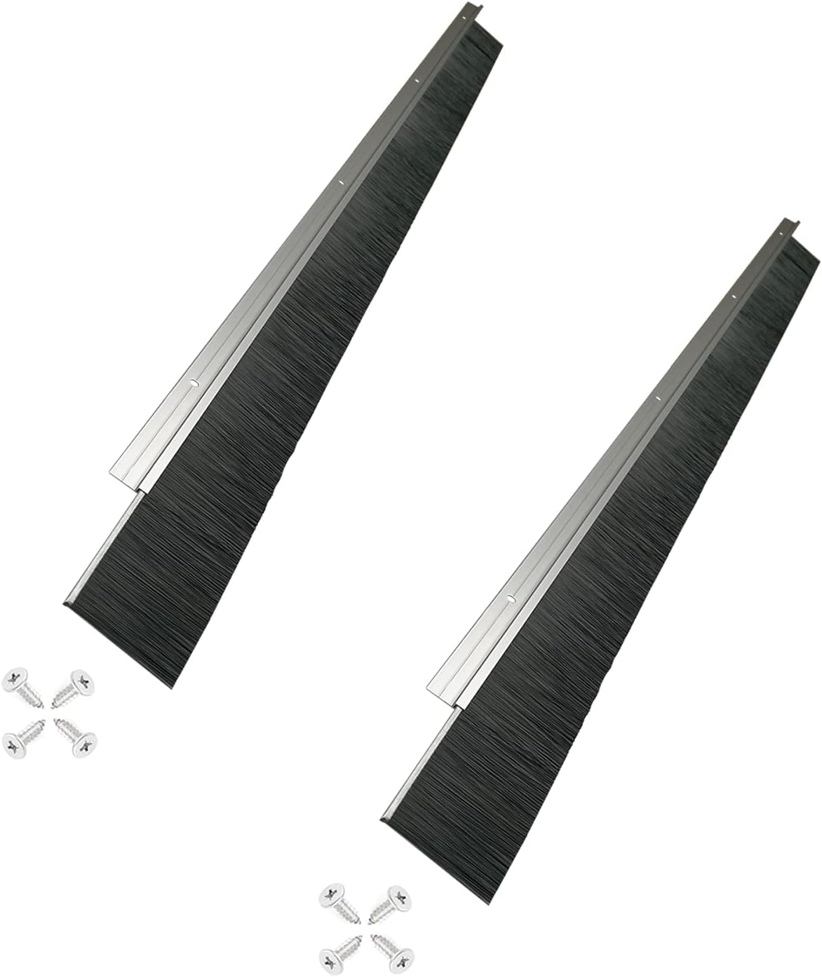 Durable 39.37 Inches Door Brush Sweep for Weatherproofing