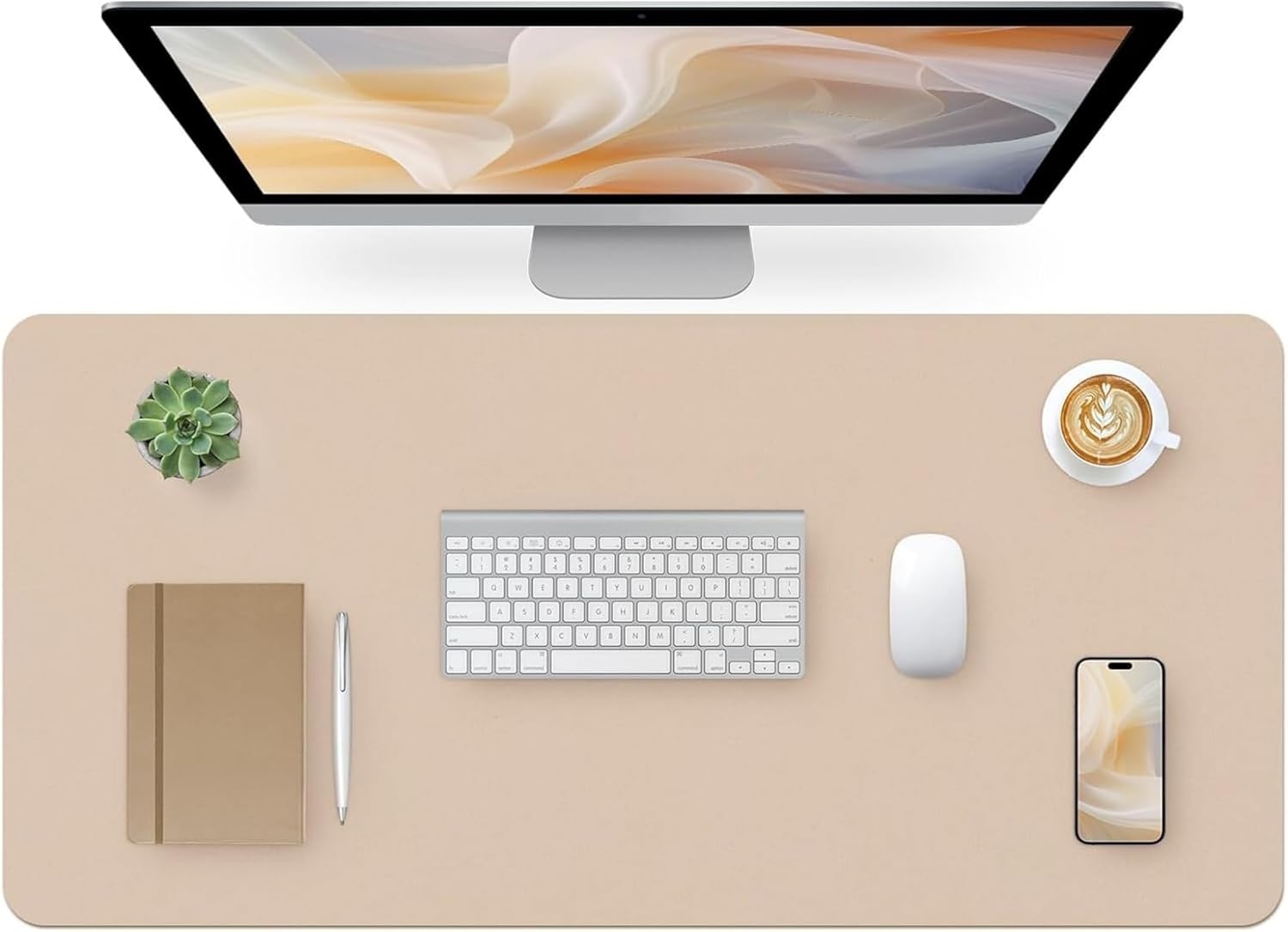 Bloss Leather Desk Pad - Non-Slip Waterproof Mat for Stylish Office