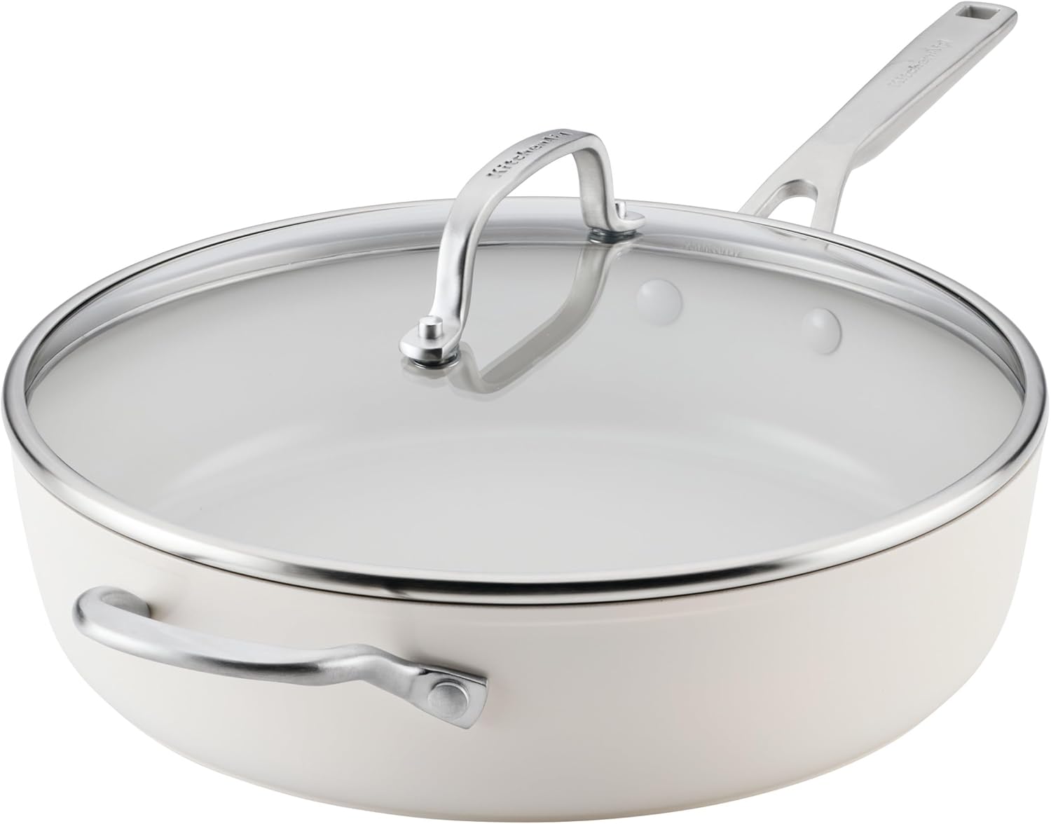 KitchenAid Hard Anodized Ceramic Nonstick Saute Pan 5 Quart