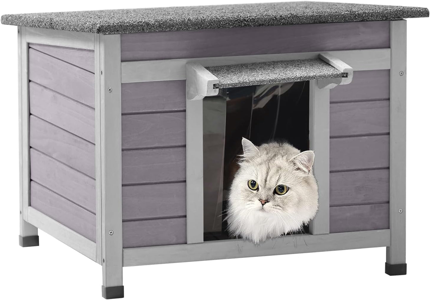 GUTINNEEN Outdoor Cat House for Small Animals and Bunnies