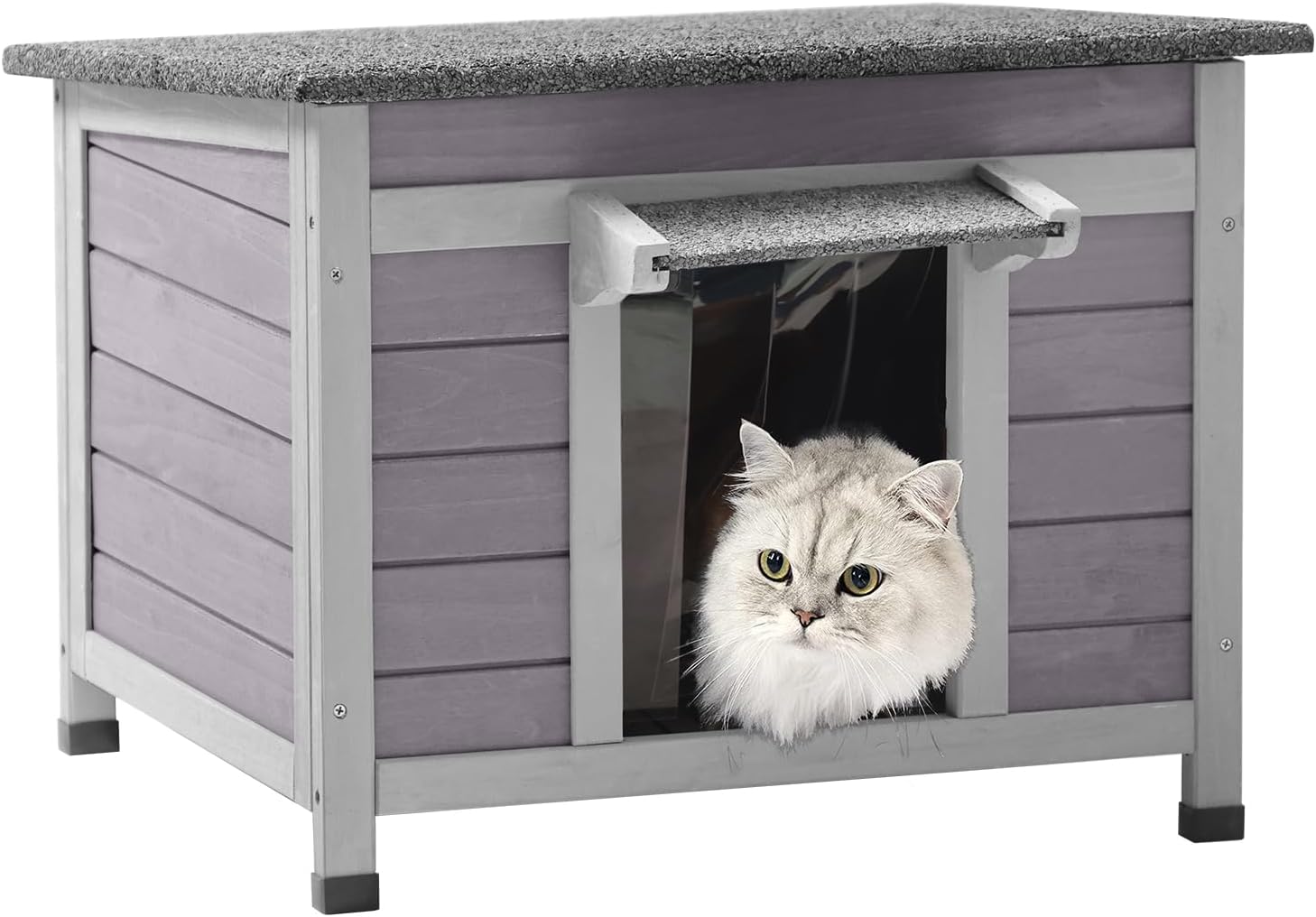 GUTINNEEN Outdoor Cat House for Small Animals and Bunnies