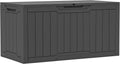 YITAHOME 100 Gallon Resin Deck Box - Weather Resistant Outdoor Storage