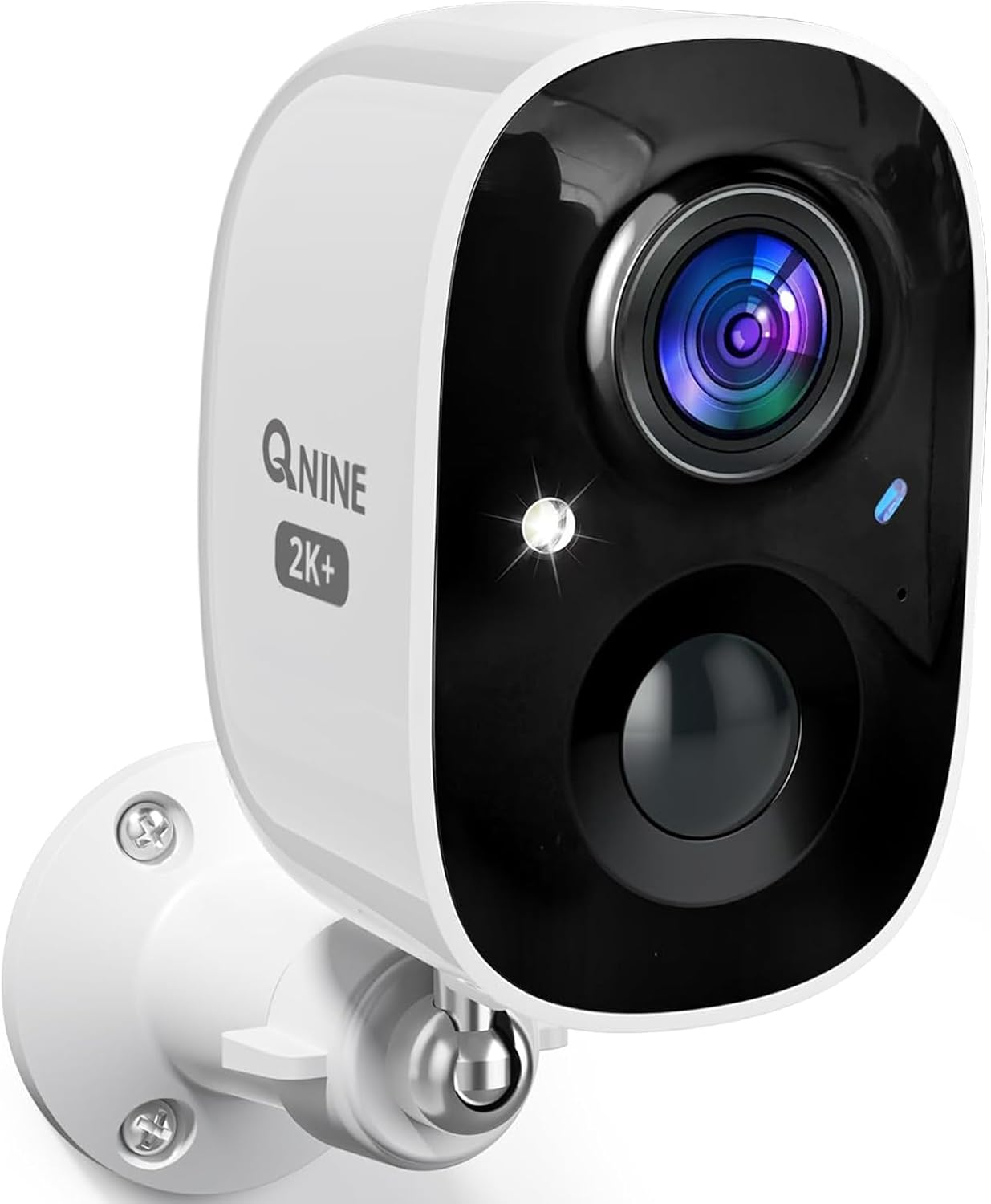 QNINE Wireless Outdoor Camera: Crystal Clear 2.5K Resolution & Color Night Vision