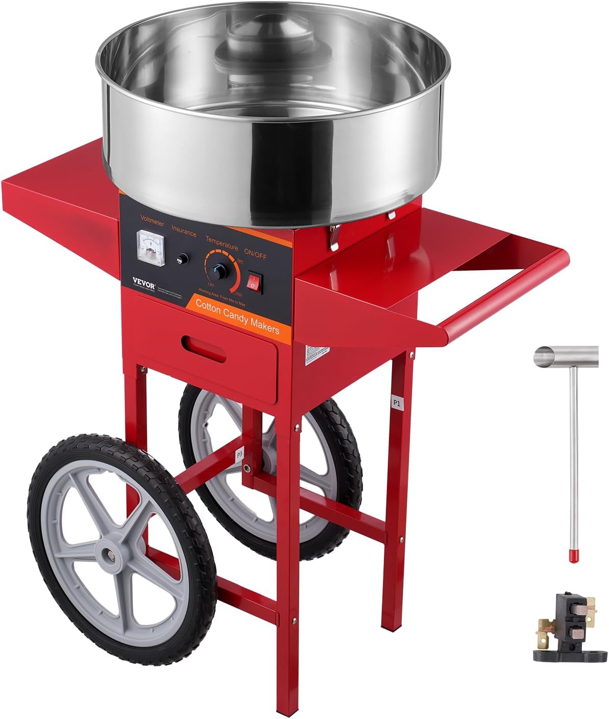 VEVOR Electric Cotton Candy Machine for Parties and Events