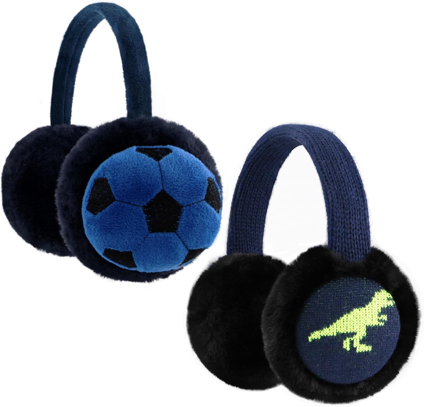 XIAOHAWANG Kids Boy Warm Earmuffs for Cold Weather Fun