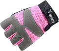 Girls Fingerless Bike Gloves for 5-12 Year Girls - Breathable