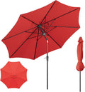 Beanss Outdoor Patio Umbrella with Crank and Tilt Features