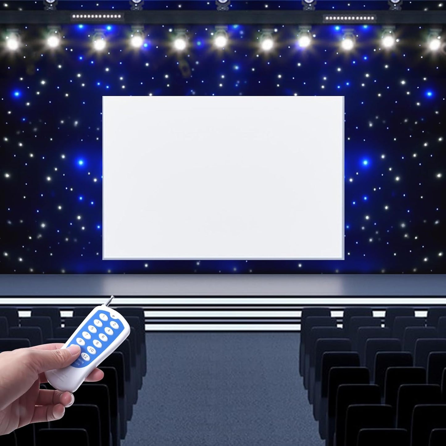 LED Stage Starry Sky Cloth Background for Events and Parties