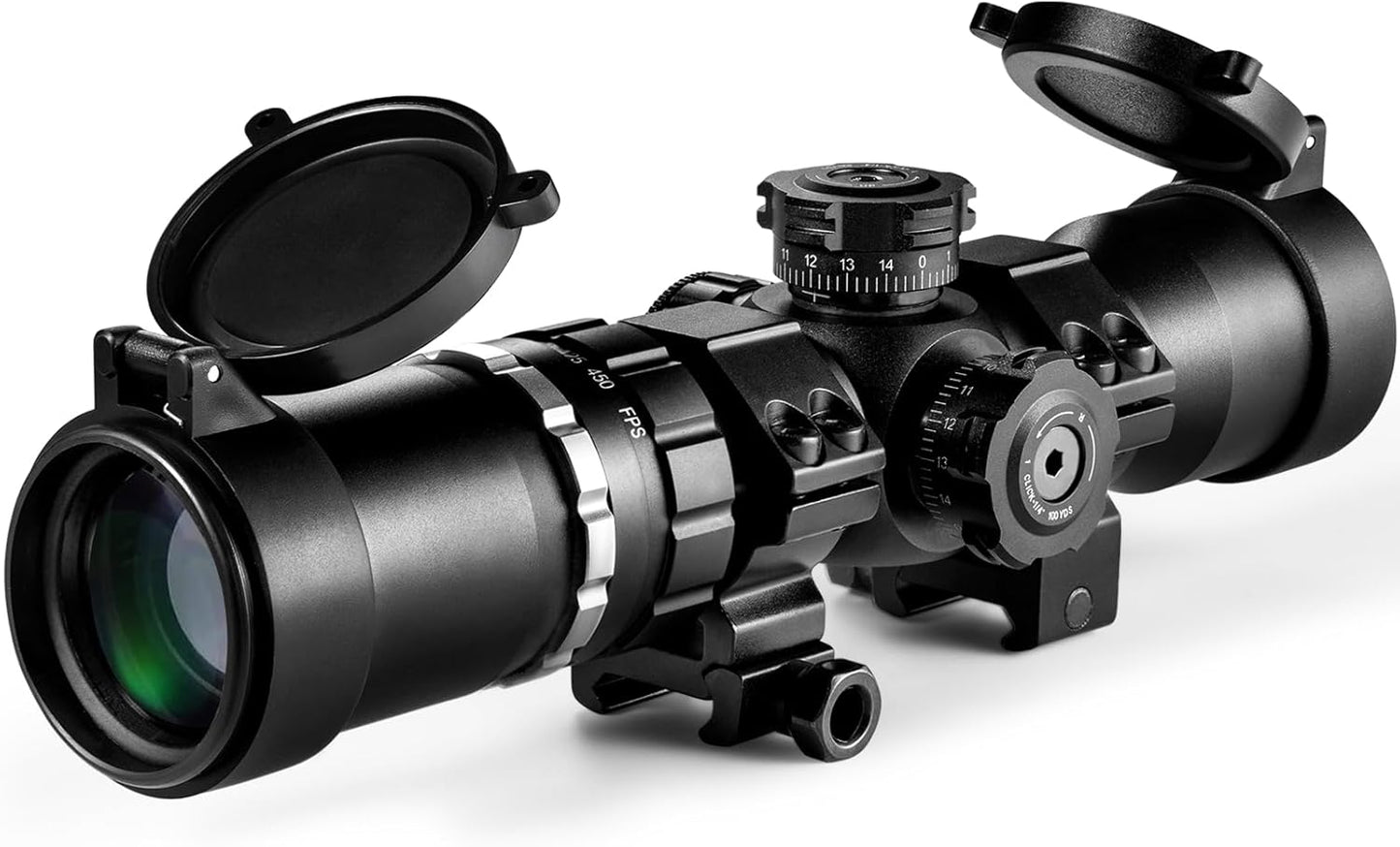 Crossbow Scope 1.5-5x32 with Locking Ring for Precision Shooting