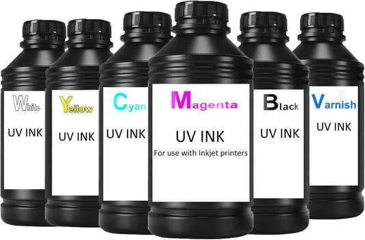 Vibrant UV Ink Set: Print on Any Material!