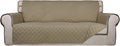 Reversible Quilted Sofa Cover for Pet and Kid Protection by PureFit