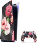 Glossy Glitter Gaming Skin for PS5 Digital Edition Bundle - Hibiscus