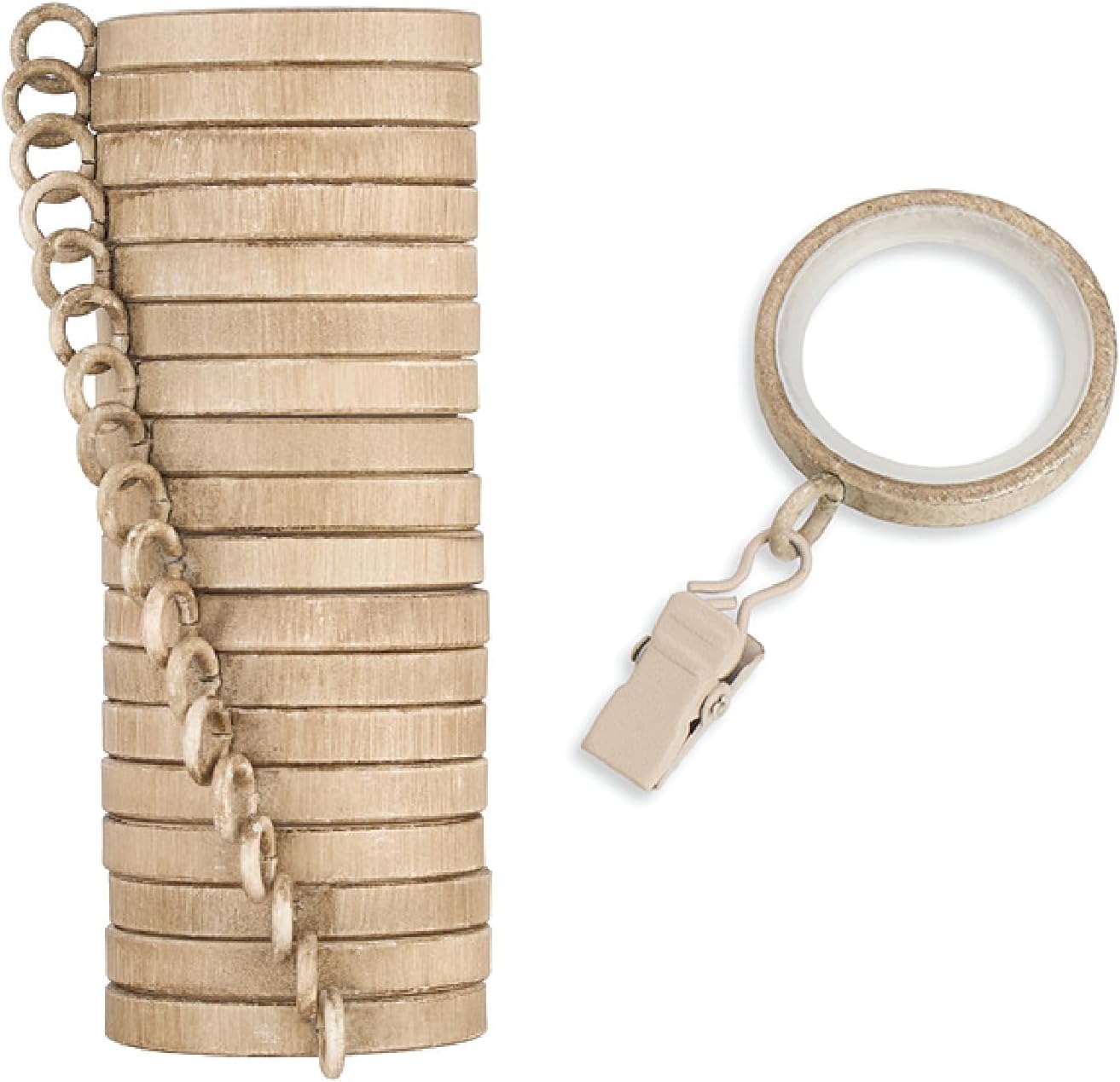 Premium Easy Glide Curtain Rings for Stylish Window Treatments