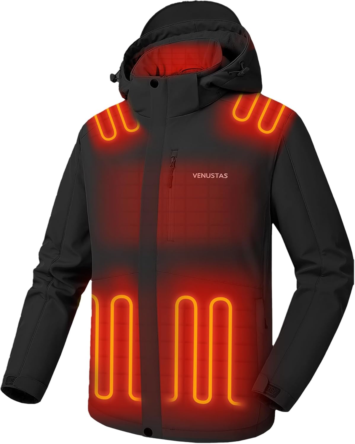 Venustas Men's Heated Jacket for Ultimate Winter Comfort