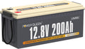 Power Queen 12V 200Ah LiFePO4 Battery - Long-Life RV & Solar Power