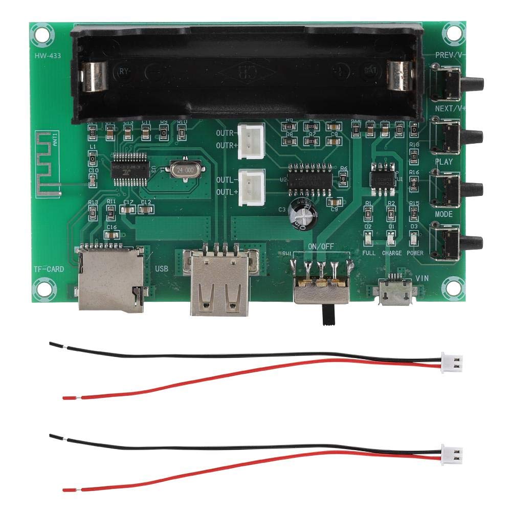 Portable 5W Dual Channel Bluetooth Audio Amp Board by Thincol