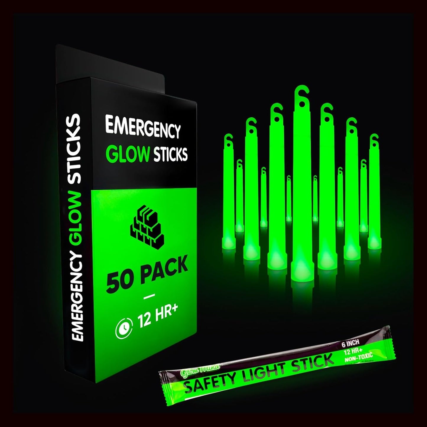 Emergency Glow Sticks for Survival Gear and Camping Lights