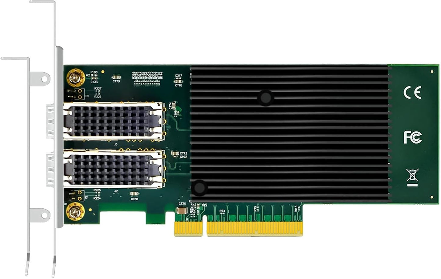 GLOTRENDS 2-Port 10G SFP+ Ethernet Network Card for High Speed