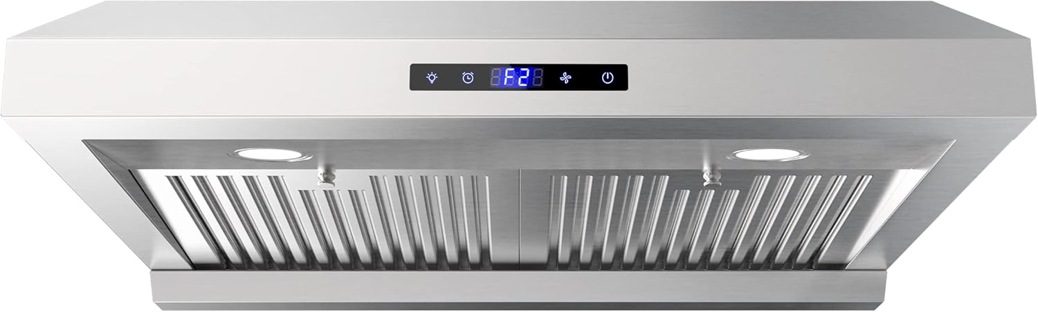 FIREGAS Under Cabinet Range Hood 30 inch with 900 CFM Power
