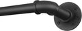 1 Inch Curtain Rods for Windows 66 to 120 in - Heavy Duty Blackout