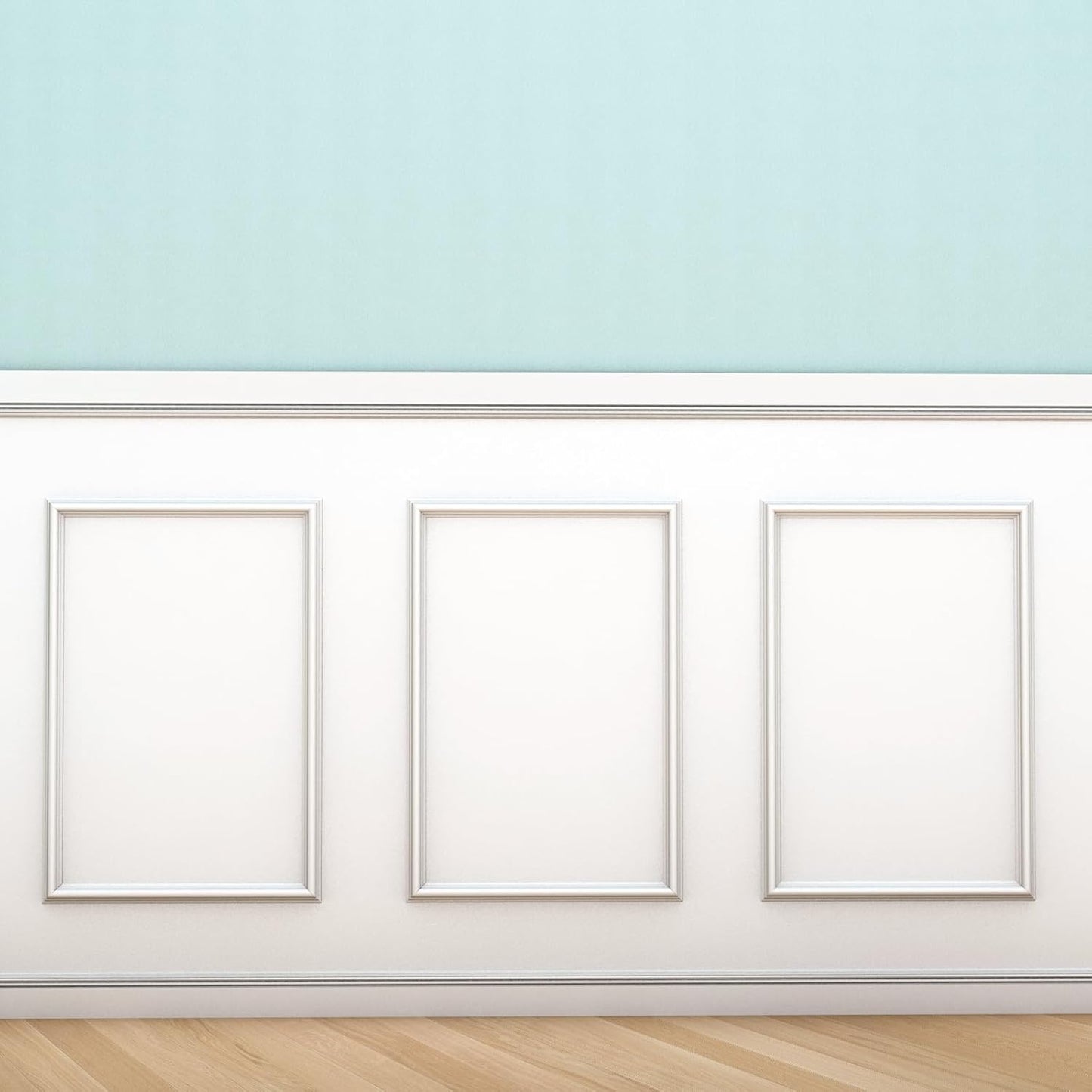Pre-Cut Peel and Stick Wall Molding Trim Kit for Easy DIY