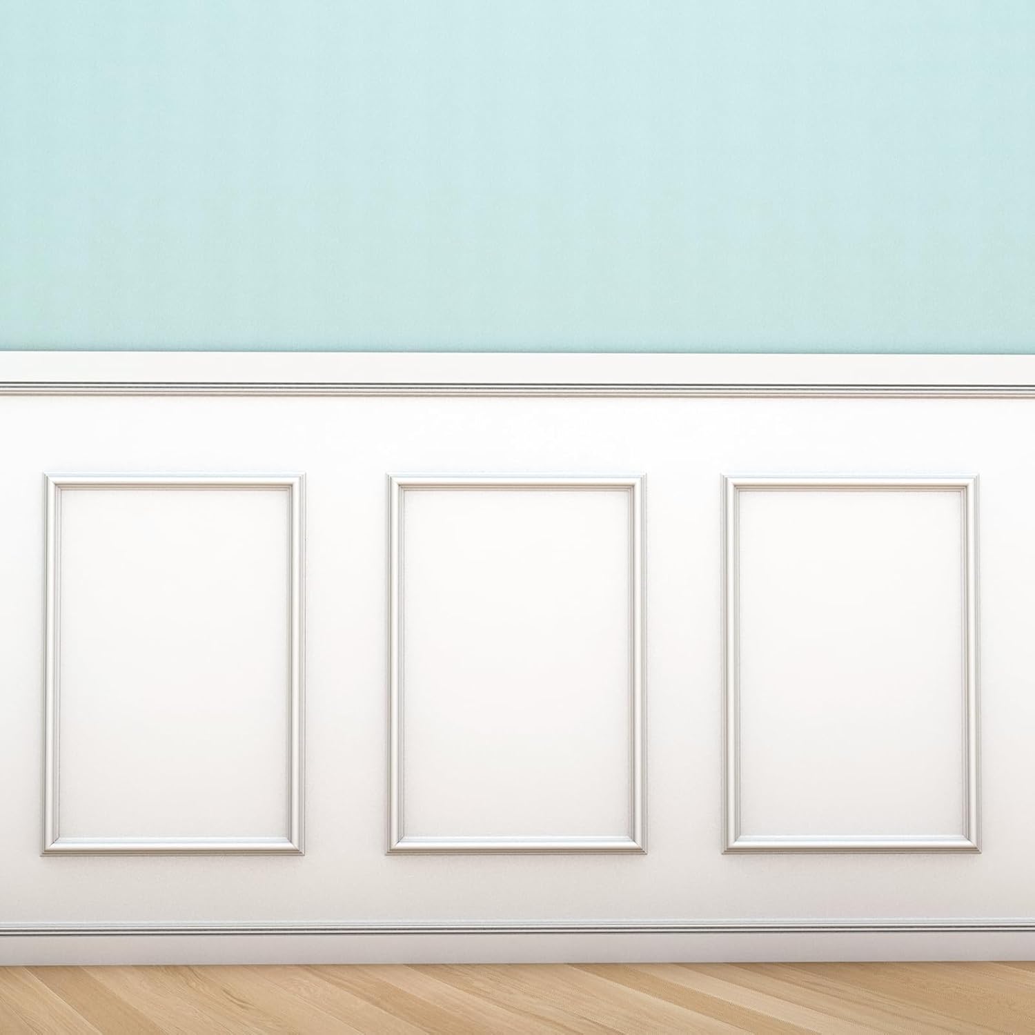 Pre-Cut Peel and Stick Wall Molding Trim Kit for Easy DIY