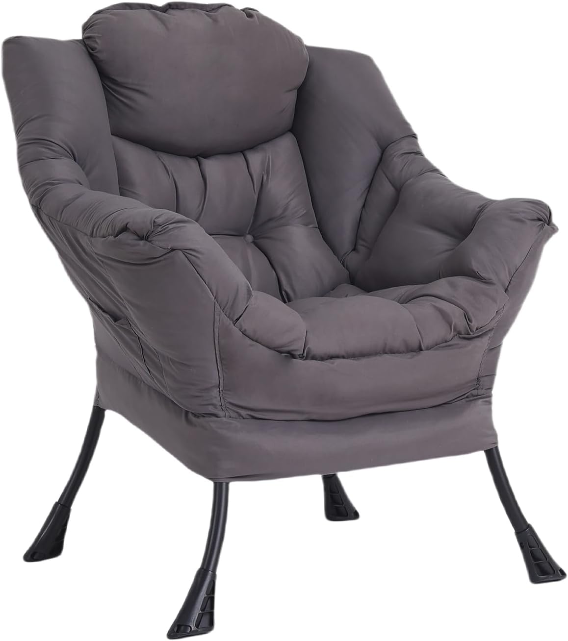 Lazy Chair for Living Room - Comfy Lounge Chair with Armrests