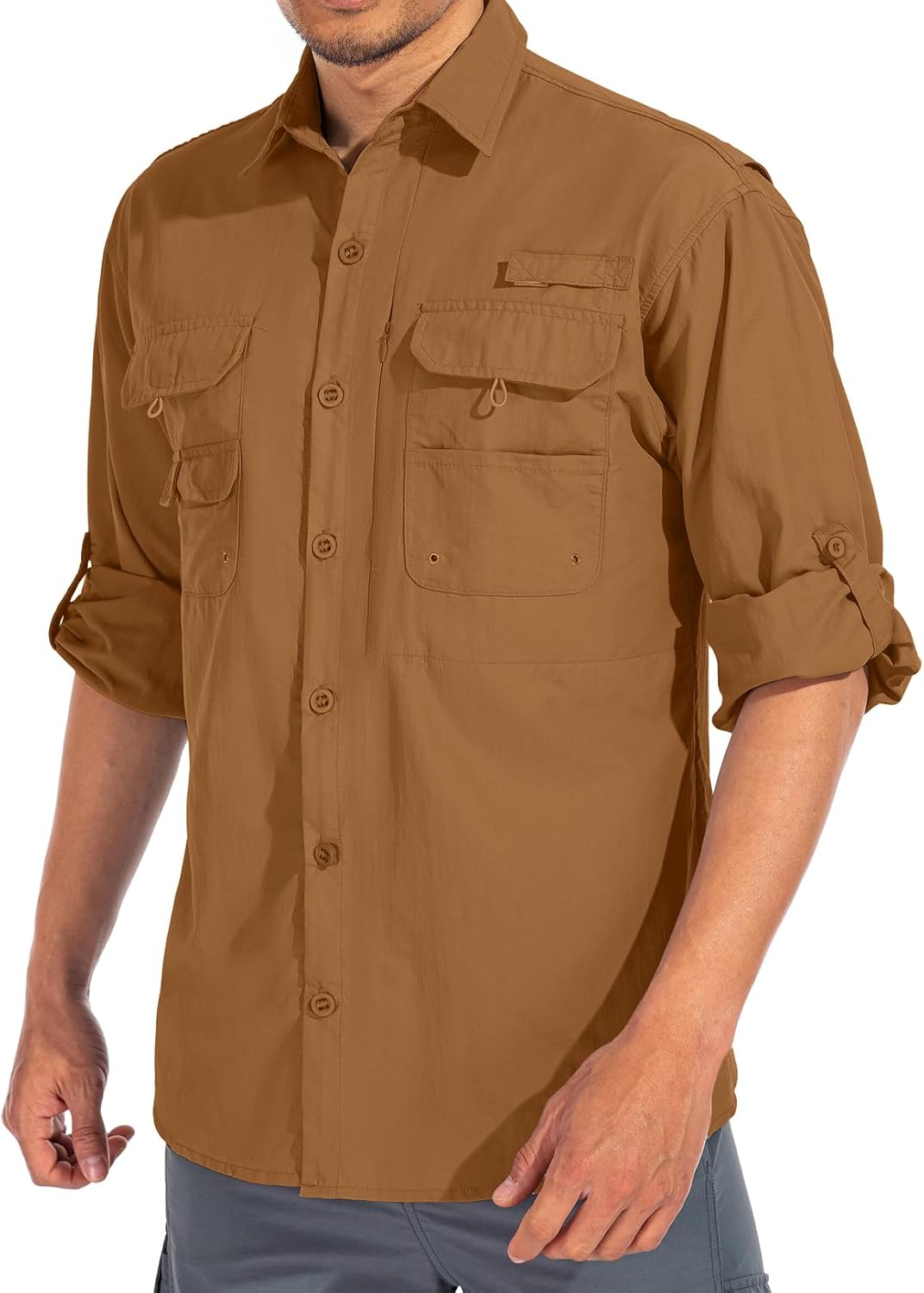 Men's Sun Protection Fishing Shirts for Outdoor Adventures