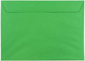 Booklet Colored Envelopes 9 x 12 Green Recycled - Bulk 500 Box