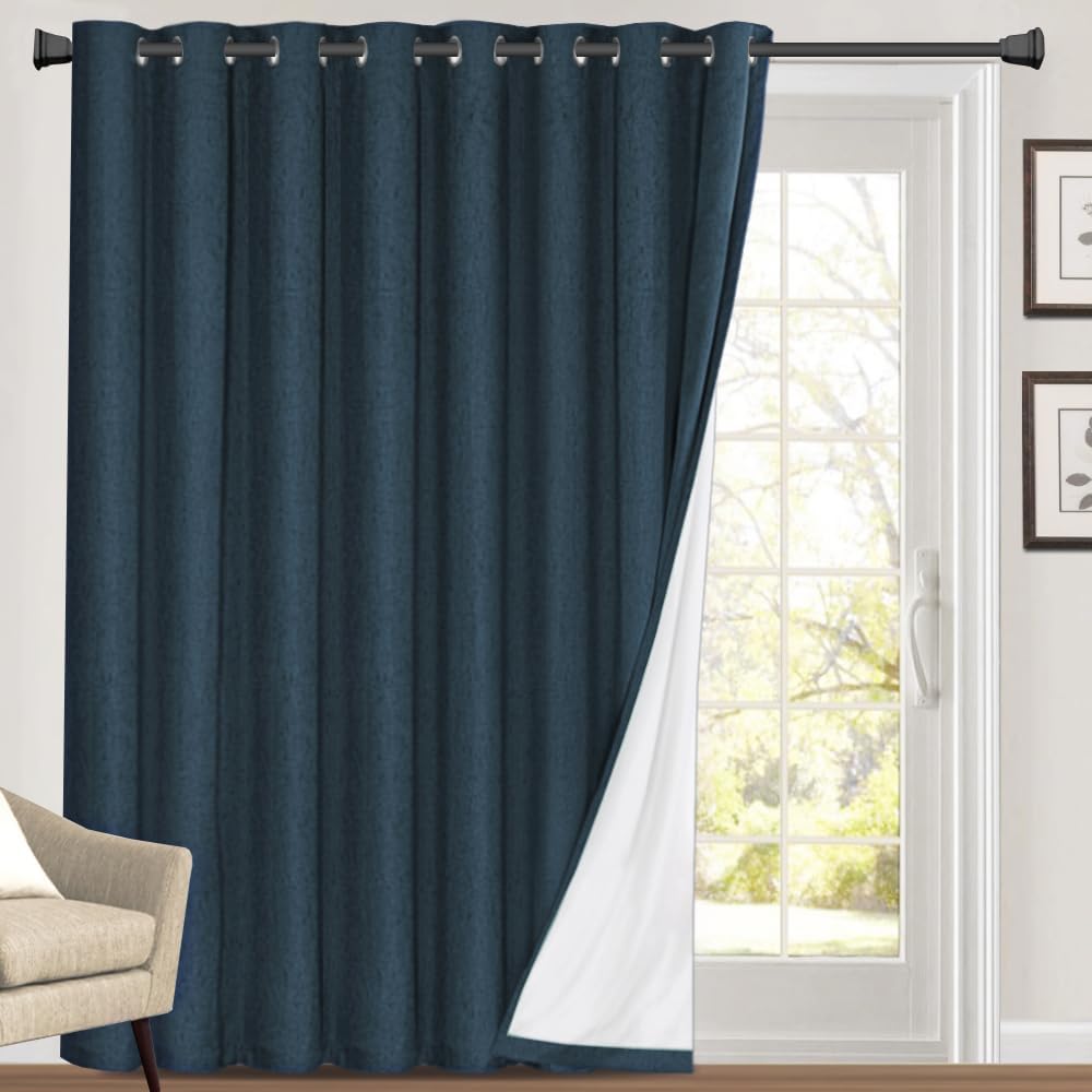 PrinceDeco 100% Blackout Curtains for Bedroom and Living Room