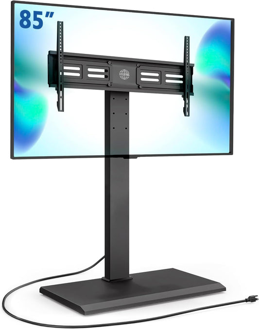 FITUEYES Iron Base Floor TV Stand for 50-85 Inch TVs